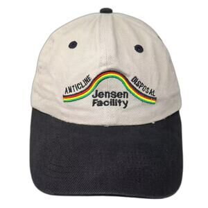 Falcon Beige Black Baseball Cap One Size Anticline Disposal Jensen Facility Hat